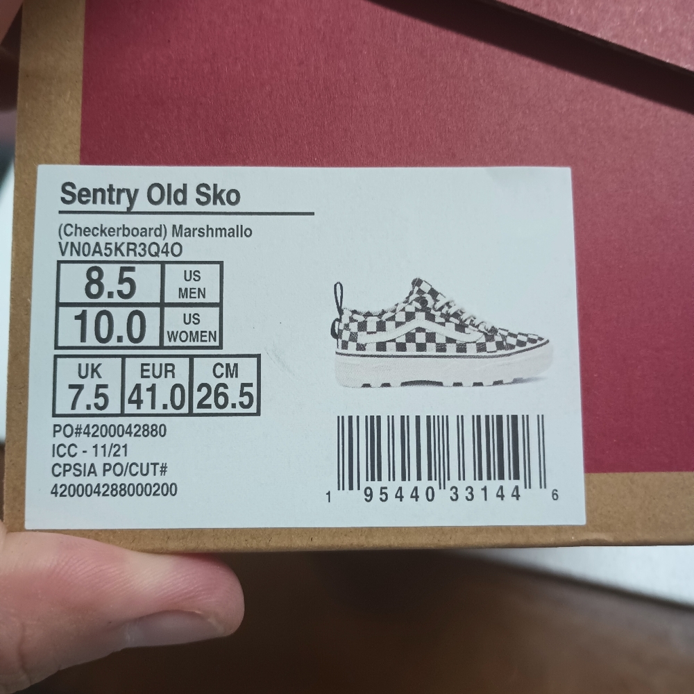 Vans cookie